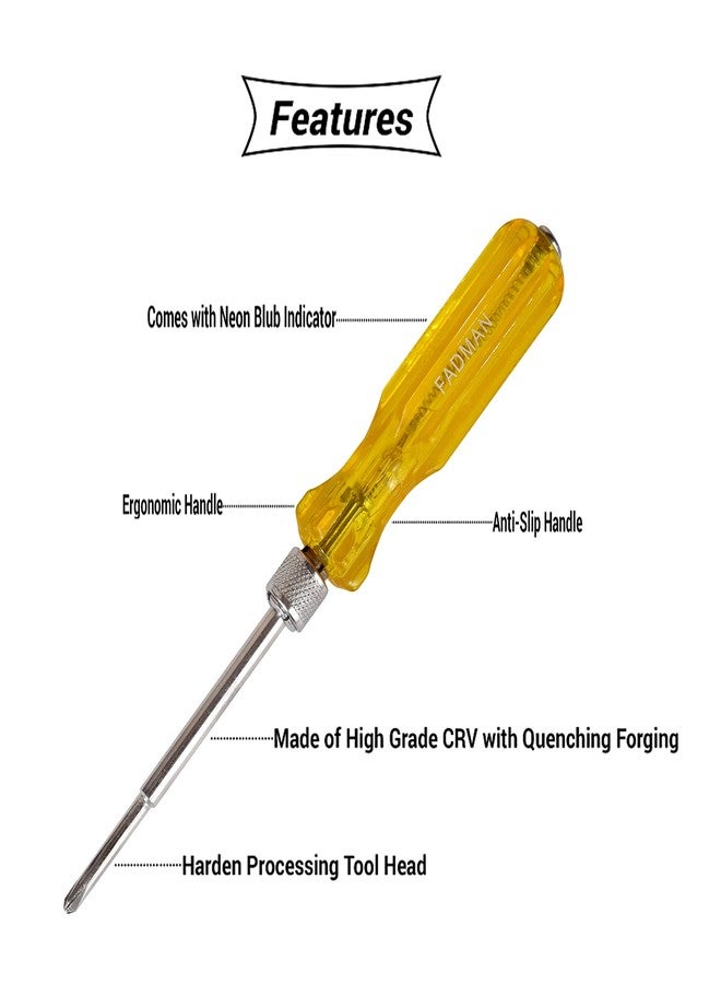 Fadman 5-Pieces Screwdriver Kit Combination For Home Use/For Multipurpose Application - Image 4